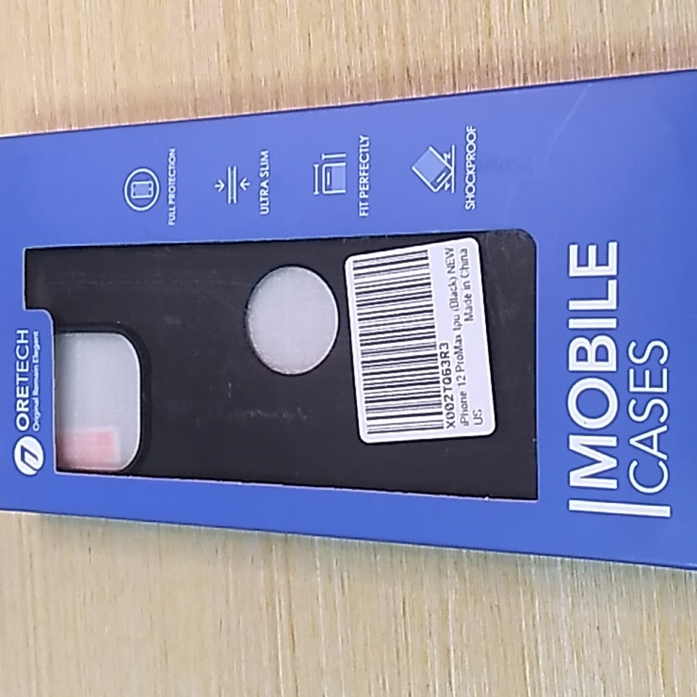 iphone 12 Promax phone case in black ultra slim by Oretech